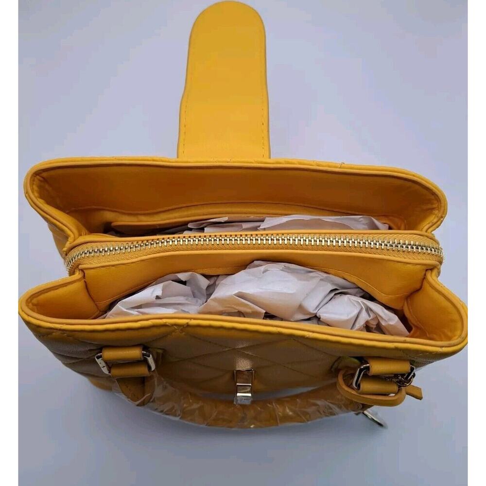 Bebe Women's Kellen Satchel Bag Sunflower‎ Small - Picture 6 of 12